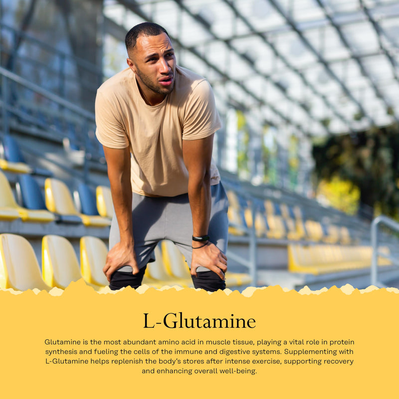 Solaray L-Glutamine 1000mg - 100 Vegan Capsules - High Strength Glutamine Amino Acid - Post Workout Recovery Supplement for Men & Women - Lab Verified & Magnesium Stearate Free