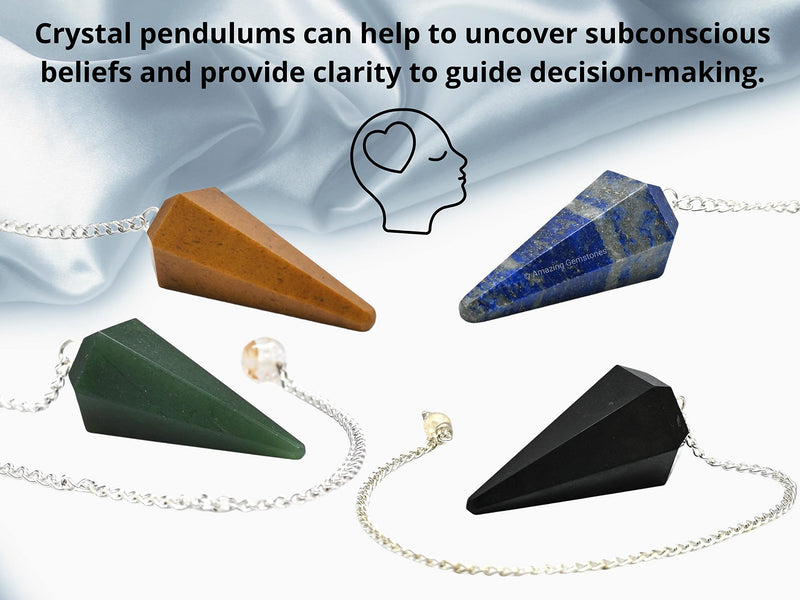 [Australia] - Pack of 11 Crystal Pendulums Bulk Set with Pendulum Board - Wholesale Bulk Crystals 11 Pendulums + Board 