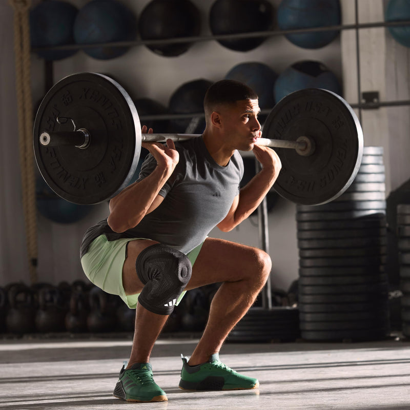 adidas Aeroready Ergonomic Compression Sleeve for Ankle, Elbow or Knee Knee Support Large