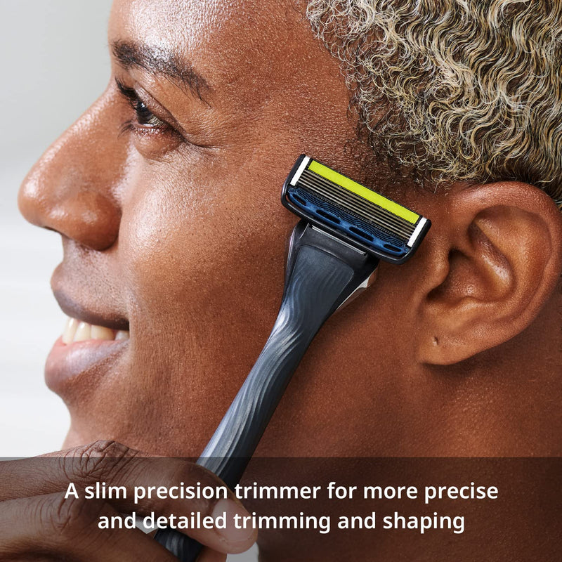 [Australia] - Dorco Pace 5 Pro Razors - Shaving System For Men with Trimmer - 16 Refill Cartridge Set 16 Cartridges (No Handle) 