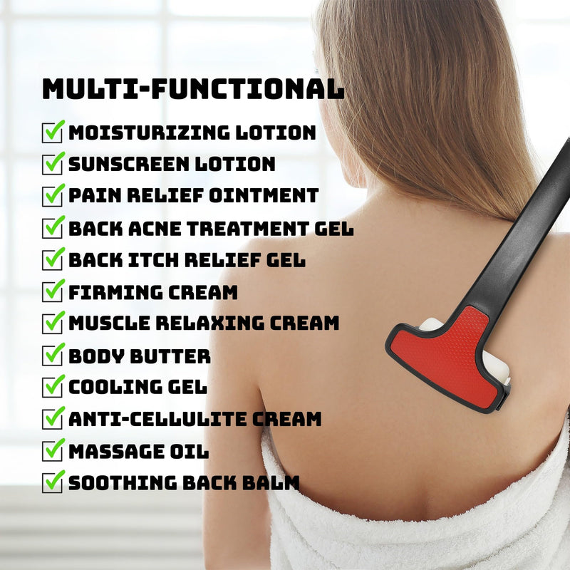 [Australia] - Easy Long Reach Back Lotion and Sunscreen Applicator - Perfect Lotion Applicator for The Back - Easy to Use Back Lotion Applicator 