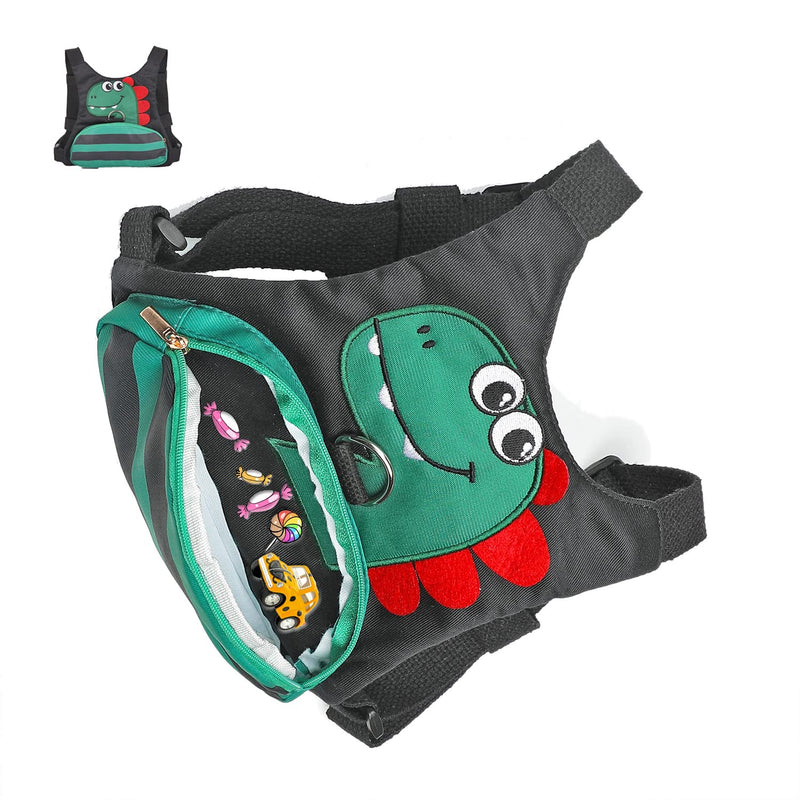 [Australia] - Toddler Leash for Kids-Baby Child Harness with Anti Lost Wrist Link for Boys/Girls Black 