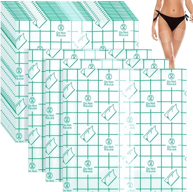 Invisible 6"x7" Legs & Thigh Lift Tapes 30 Pcs, Stretchable & Waterproof & Breathable & Comfortable Instalift Tape Lift and Glow Patches for Women and Girls to Lift Loose Skin Or Sagging Skin 6 x 7 Inch