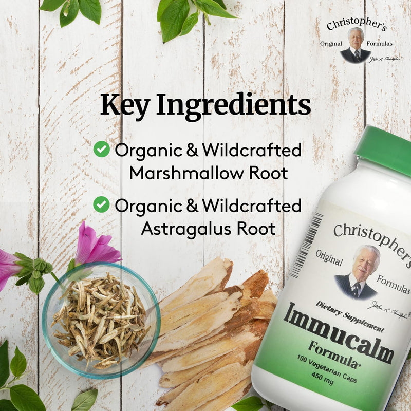 [Australia] - Dr. Christopher's Immucalm - Immune Support Supplement - Immune Boosters for Adults 