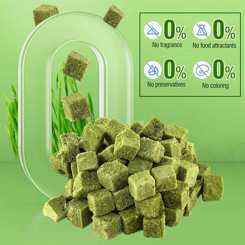 60g/2.12oz Cat Grass Teething Toy Hairballs,Chew Treats for Cats,Edible Cat Chew Toys,Natural for Cats,Teeth Cleaning and Hairball Removal - PawsPlanet Australia