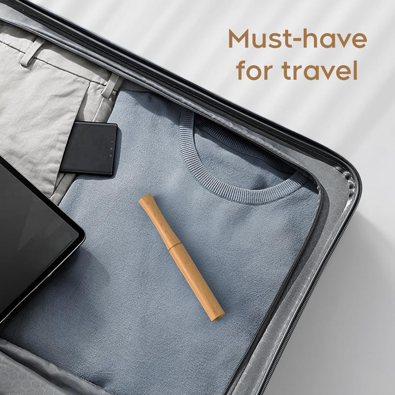 [Australia] - Quit Bad Habit Flavored Air Device, Refreshing Refresh,Natural Plant Extract, Upgraded Version,Wood-0521-3 Yellow 