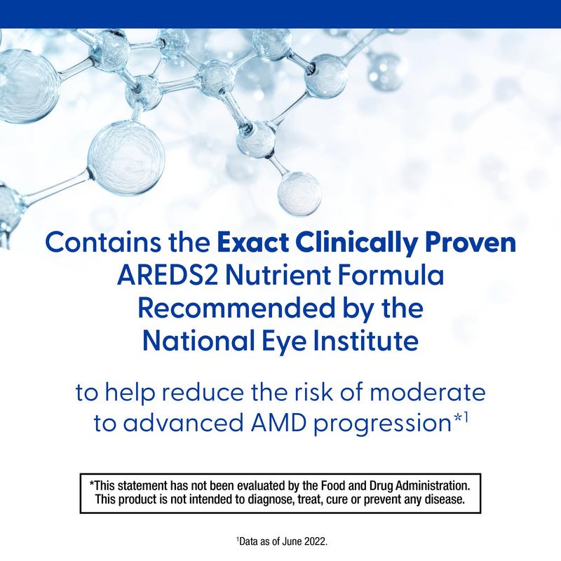 PreserVision AREDS 2 Eye Vitamins, #1 Eye Doctor Recommended Brand, Lutein and Zeaxanthin Supplement with Vitamin C, Vitamin E, Zinc, and Copper, 60 Softgels (Minigels) AREDS2