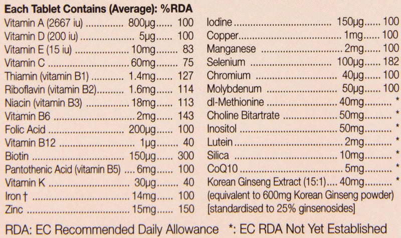 HealthAid Day-VIT Active - 30 Vegetarian Tablets
