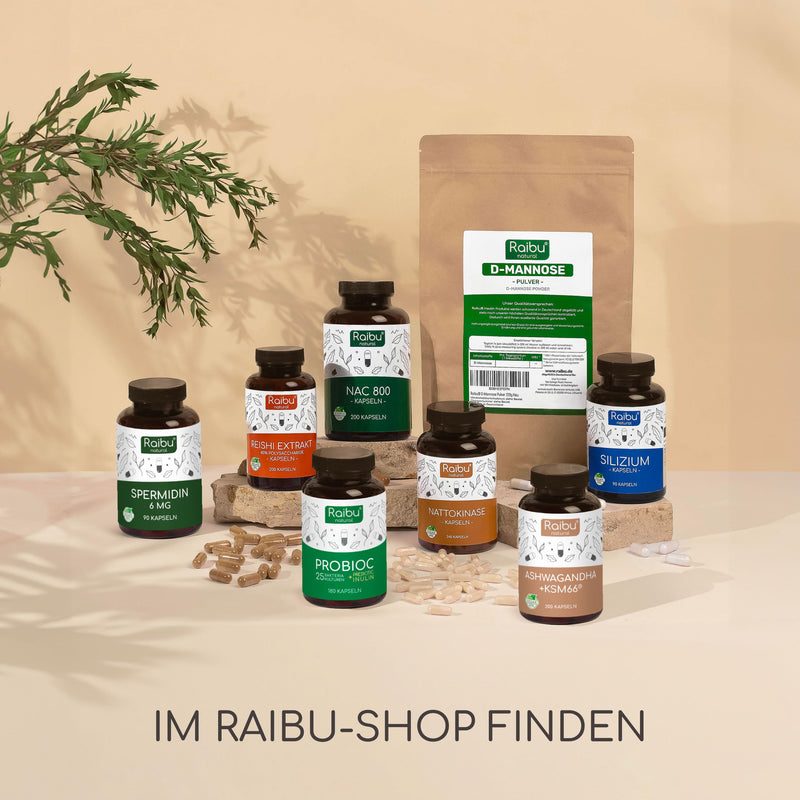 [Australia] - Raibu spermidine capsules high dosage - 6 mg spermidine per capsule (90 x 6 mg) - supply for 3 months - vegan, natural & without additives - made from wheat germ extract 