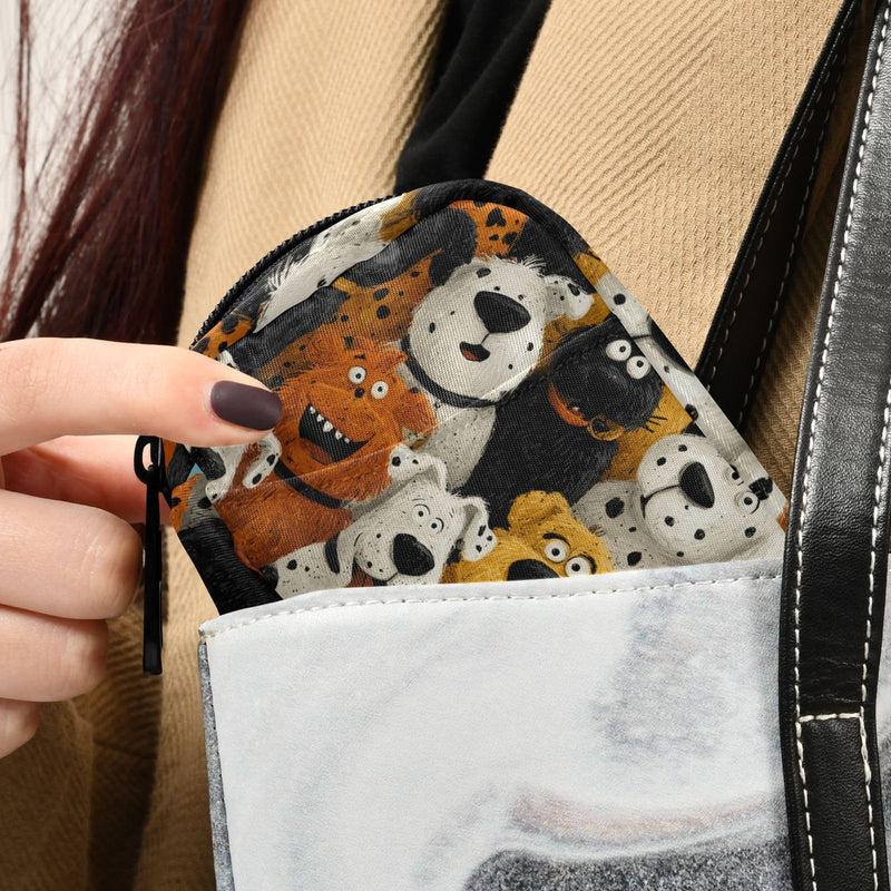Ollabaky Pill Organizer Halloween Dogs Travel Pill Cases Bag Portable Pill Container 7 Days Pill Box Organizer Vitamin Supplement Holder for Family Business Dog