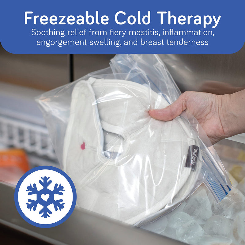 [Australia] - Breast Therapy Pads for Breastfeeding - Essential Heated Relief for Clogged Milk Ducts - Breast Ice Packs to Reduce Engorgement Swelling - Reusable 