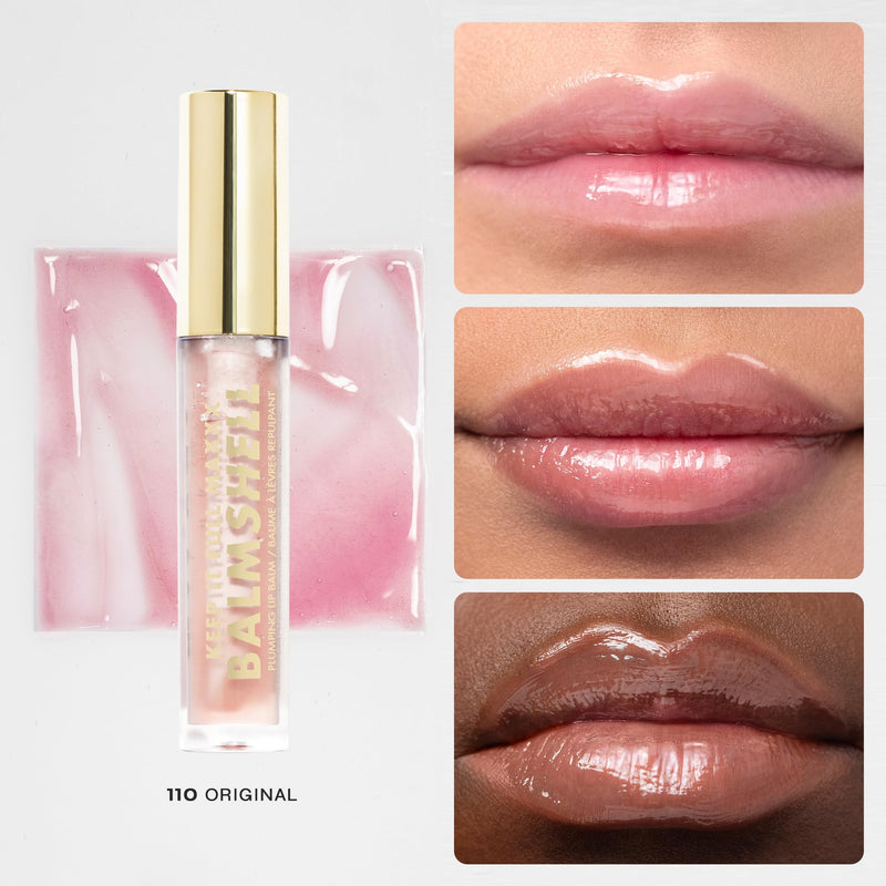 Milani Keep It Full Maxxx Balmshell Lip Plumper Gloss - Original 2PK | Moisture-Rich Lip Plumper With Pout-Maximizing Heat And A Soft-Shine Finish. Made With A Blend Of Vitamin E-Rich Oils. 0.15 Fl Oz (Pack of 2)