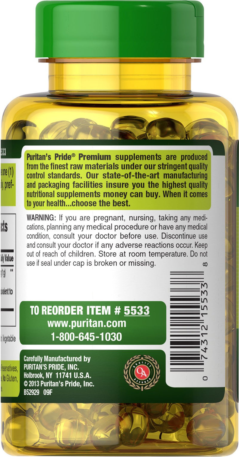 [Australia] - Puritan's Pride Odorless Garlic 1000 Mg Rapid Release Softgels, 250Count 250 Count (Pack of 1) 