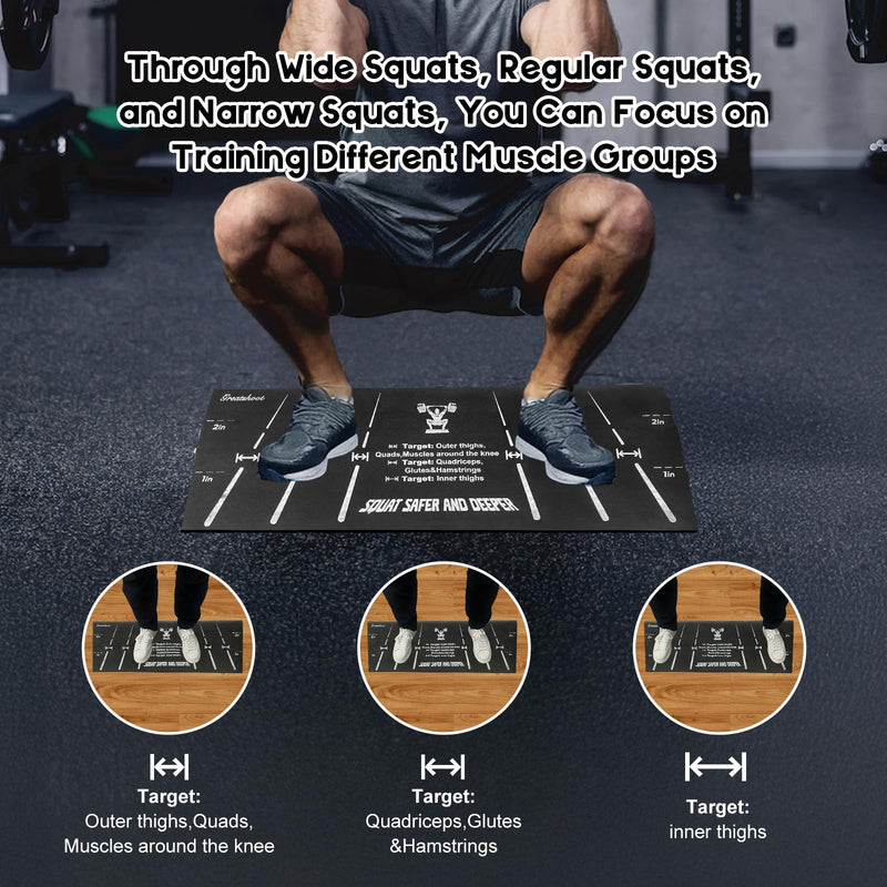 [Australia] - Squat Wedge Block, Professional One-Piece Heel Elevated Slant Board for All-Position Squats, Knees Over Toes, Weightlifting, Calf Stretches ect.. Home and Gym Equipment. 