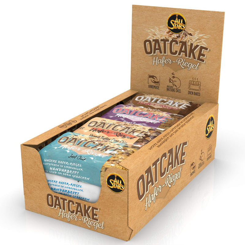 [Australia] - All Stars Oatcake oat bar mix box I 12 energy bars 80g each I protein bar with oat flakes & high-quality carbohydrates I sweet muesli bar super filling 