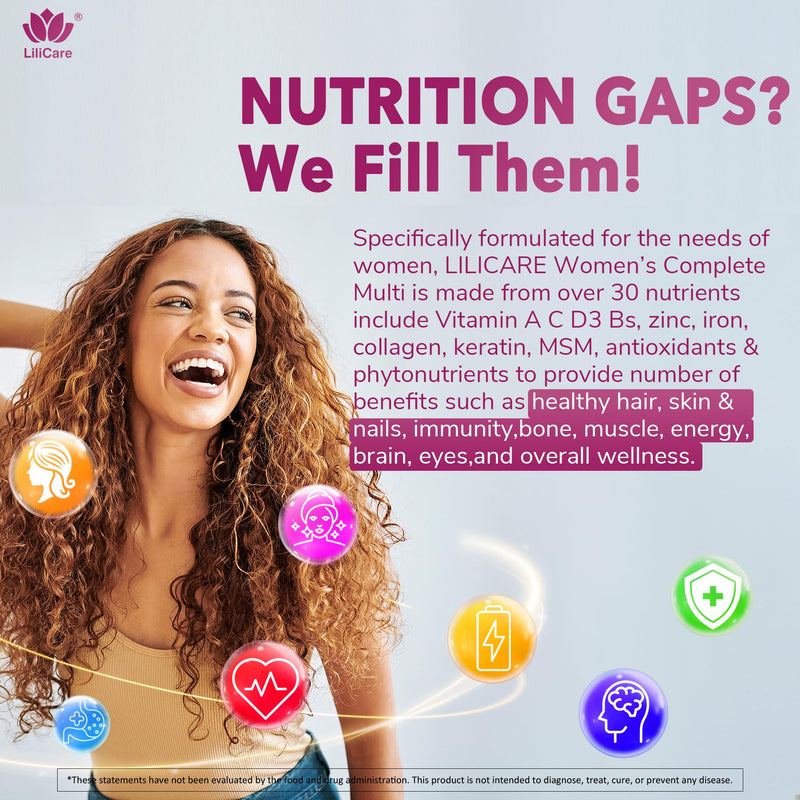 2 Pack - Womens Multivitamin Gummy, Methylated Multivitamin for Women, Biotin, Methylfolate, Iron, Collagen, Vitamins A C D, B Complex, Antioxidants for Women's Daily Support, Beauty, Immune, No Sugar 60 Count (Pack of 2)
