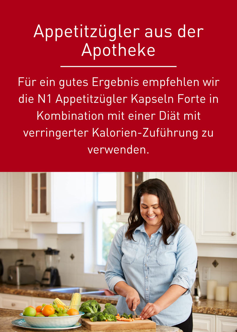 [Australia] - N1 Appetite Suppressant FORTE - Medical product for the treatment of severe obesity - diet, appetite suppressant for strong rapid weight loss, weight loss tablets quickly, 42 capsules 42 pieces (pack of 1) 