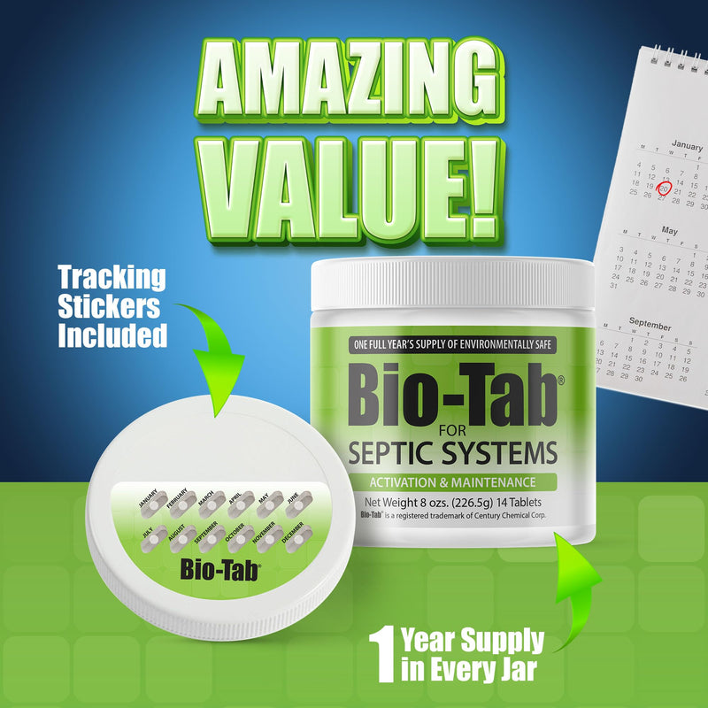[Australia] - for Septic Systems 8 oz (226.5g) 14 Tablets 