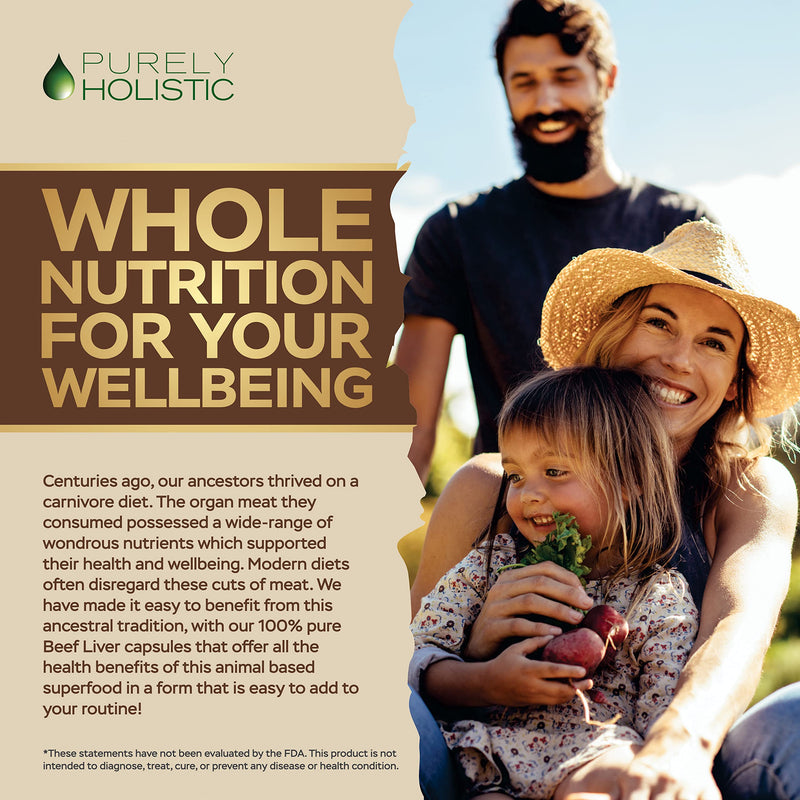 [Australia] - Grass Fed Beef Liver Capsules 4500mg - 270 Capsules, 750mg Each - Grassfed Desiccated Liver Supplement - Pasture Raised in Argentina Non GMO Hormone Free Source of Heme Iron CoQ10 Vitamins A & B12 