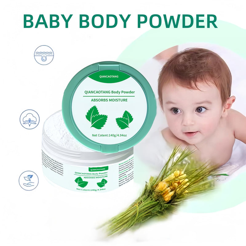 Pure & Natural Corn Starch Body Powder with Aloe & Lavender | Talc-Free, Soothing & Absorbing Body Powder for Adults | 24H Moisture Protection (4.94oz)