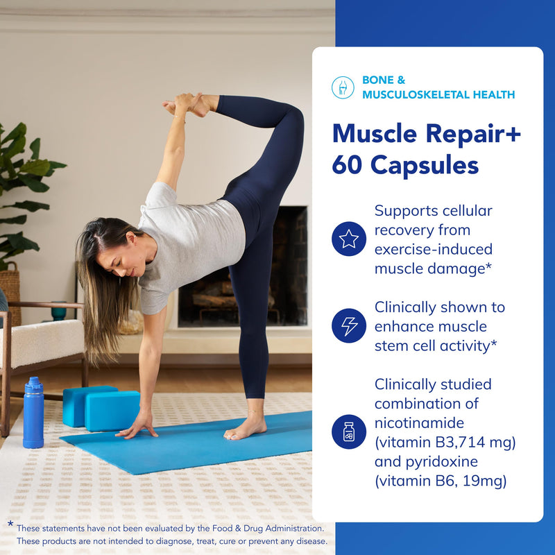 Pure Encapsulations Muscle Repair+ Athletic Nutritional, 60 Capsules | Supports Muscle Fiber Recovery Rate, Cell Repair and Function for Active Lifestyles*