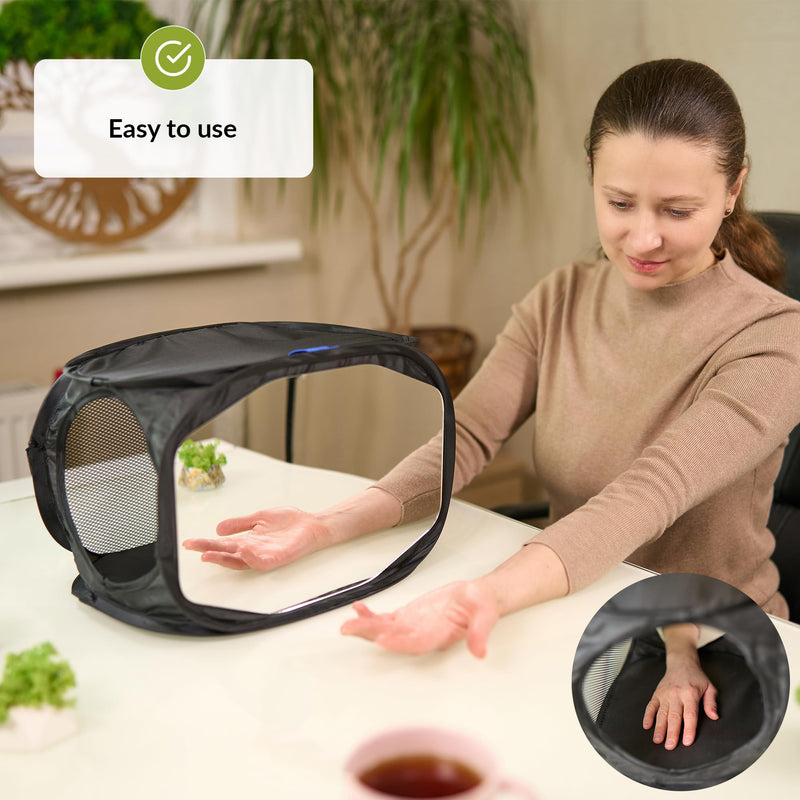 [Australia] - Mirror Therapy Box for Stroke Rehabilitation | Mirror Box Therapy for Stroke Recovery | Hand Recovery Aid | Hand Rehabilitation Equipment | for PLP, CRPS, Peripheral Nerve Injuries & More 