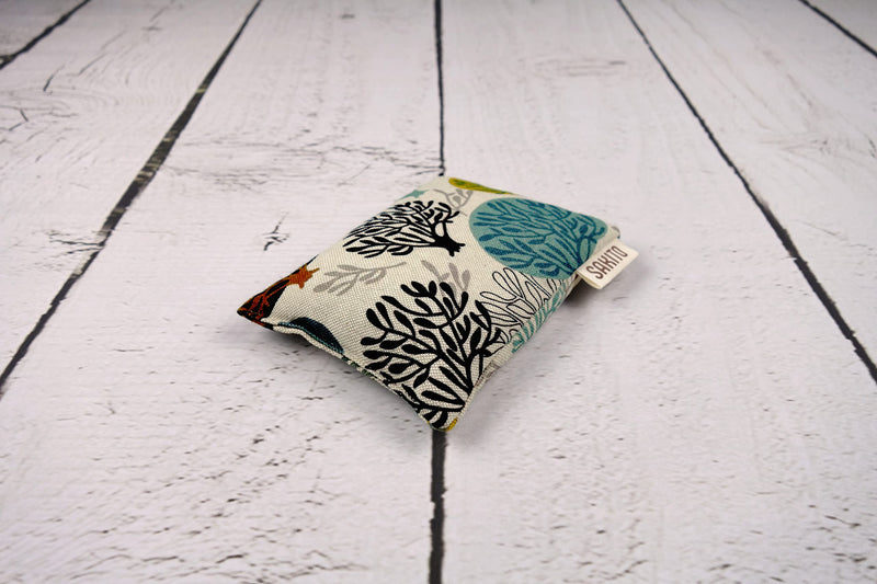 [Australia] - 2(pcs) grain pillow microwave (14x10 cm) - heat pillow microwave - microwave-safe heat pillow for children - grain pillow small - grain pillow neck - heat-cold therapy - wheat and lavender trees 