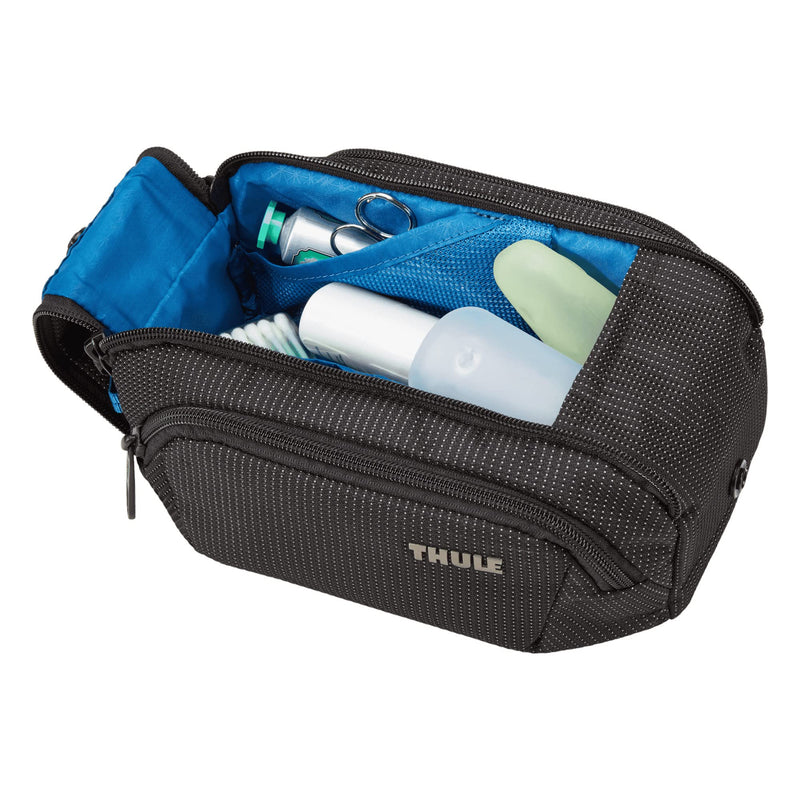 Thule Crossover 2 Toiletry Bag, Easy access wide-opening, Small item organization, Easy to clean, Hanging design BLACK NEW