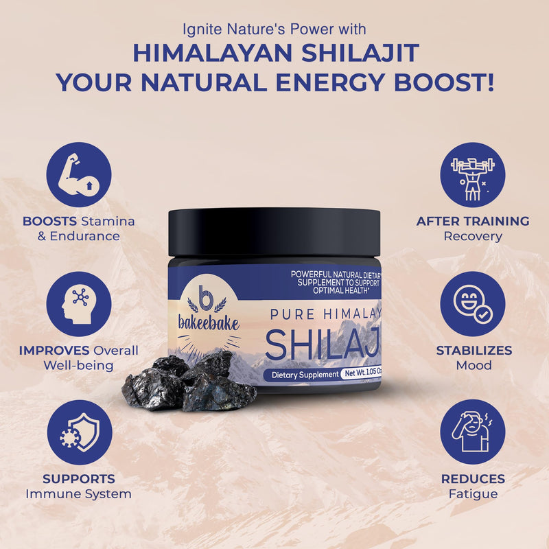 [Australia] - Shilajit Pure Himalayan Organic | Natural Resin with 85+ Trace Minerals | Shilajit for Men | Pure Shilajit Resin | Vegan-Friendly |Organic Shilajit 