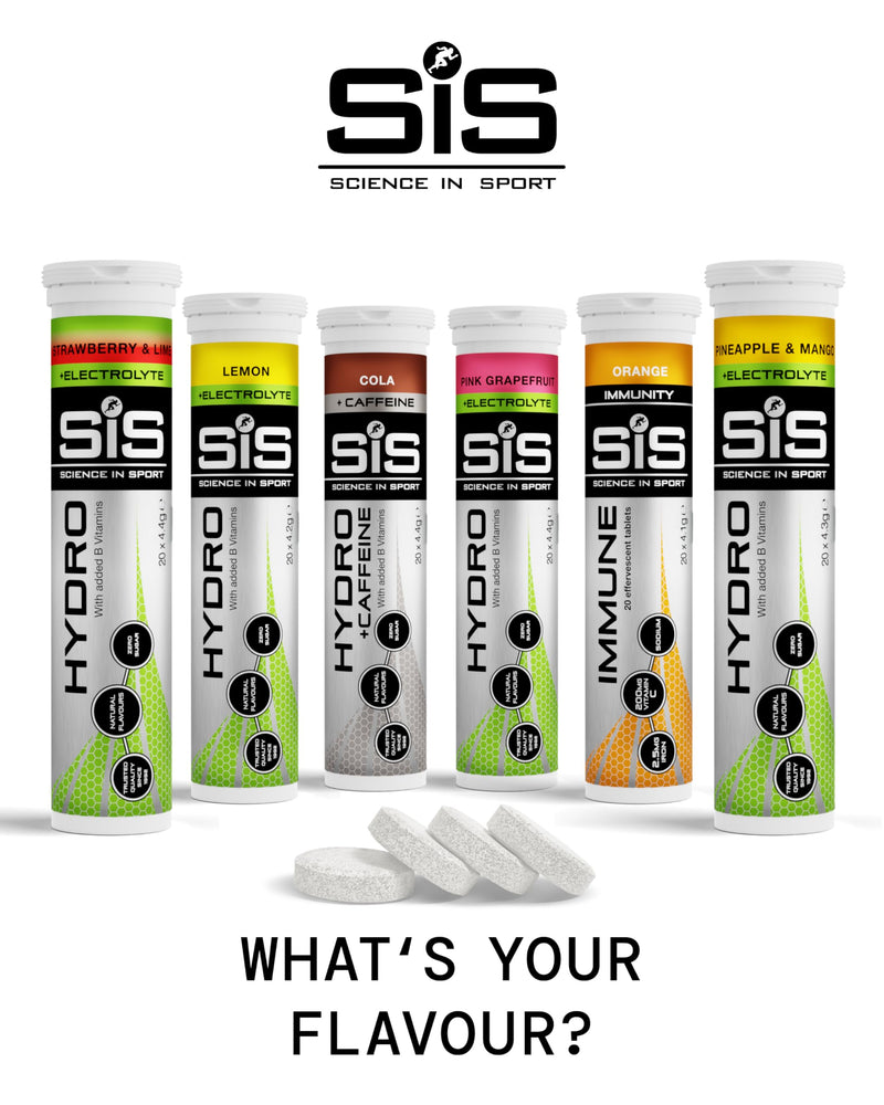 Science in Sport Hydro Electrolyte Tablets - Four Key Electrolytes and B Vitamins - Sugar-Free, Vegan & Gluten-Free Sports Hydration - Variety Pack with Different Flavours - 20 Tablets (Pack of 3) Mixed Flavors 60 count (Pack of 1)