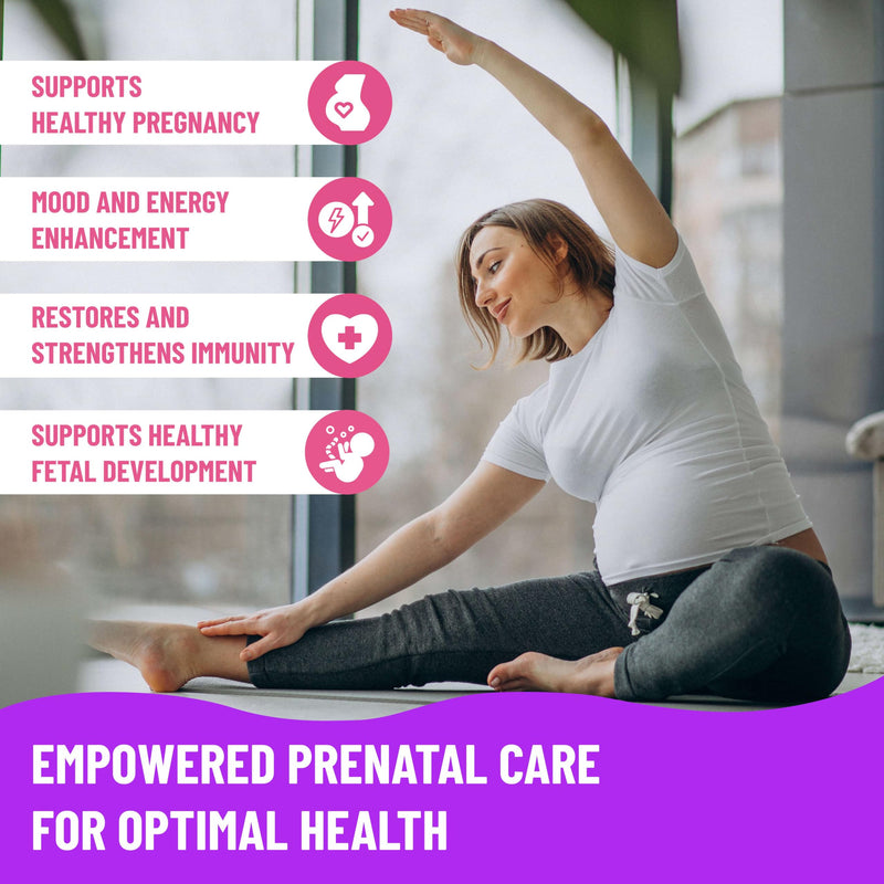 [Australia] - Mama's Select Prenatal Vitamins for Women ‚Äì Allergen-Free, MTHFR Friendly, Methylated Folate & B Vitamins, Easy-to-Digest, Supports Fetal Development, Once Daily, Vegan, No Biotin 30 Count - Prenatal Plus (Pack of 1) 