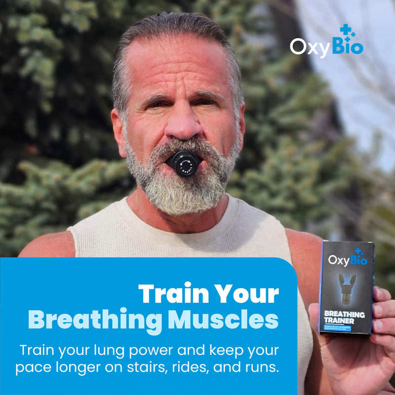 [Australia] - Oxy Respiratory Trainer | Breathe Easier with Stronger Lungs | Made with High Grade Silicone 