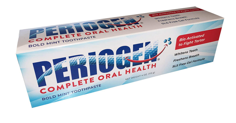 [Australia] - Periogen Tartar Control Toothpaste, SLS Free, Enamel Safe, Whitening Gel Formula, Get Your Teeth Hygienist Clean with Periogen Oral Care! 