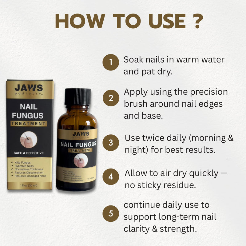 Nail Treatment Solution for Clearer | Nail Appearance Enhancer with Undecylenic Acid 25% & Tea Tree Oil - Supports Clearer, Stronger-Looking Nails