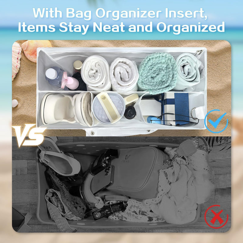 XYFuuee Strap Wrap for Bogg Bag Accessories,Beach Bag Organizer Inserts for Original Large Bogg Bag Accessories