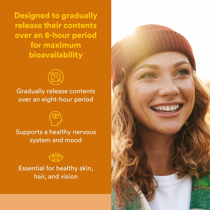 Natural Factors, Complete B 100 mg, Time Released Support for a Healthy Mood, Energy Levels, Skin, Hair and Vision, 90 tablets (90 servings)