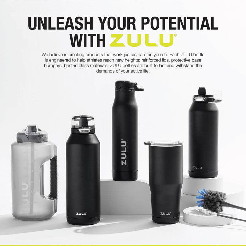 [Australia] - ZULU Torque 16oz Plastic Kids Water Bottle with Silicone Sleeve and Leak Purple Single 