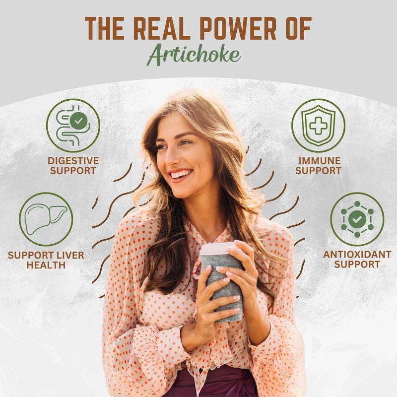 [Australia] - Go Nutra Artichoke Extract Powder Potent 5% Cynarin Artichoke Powder Pure Artichoke Leaf & Stem 4oz. | 150 servings 