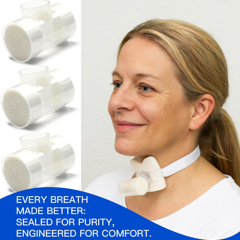 [Australia] - 10-Pack Tracheostomy HME Heat Moisture Exchanger, Individually Package HME Filters 10-Pack 