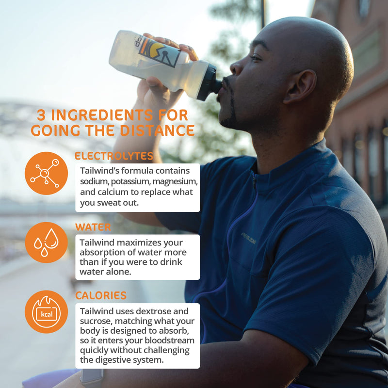 [Australia] - Tailwind Nutrition Endurance Fuel, Sports Drink Powder Single Serving with Electrolytes, Non-GMO, Free of Soy, Dairy, and Gluten, Vegan-Friendly, Mandarin Orange, Pack of 12 