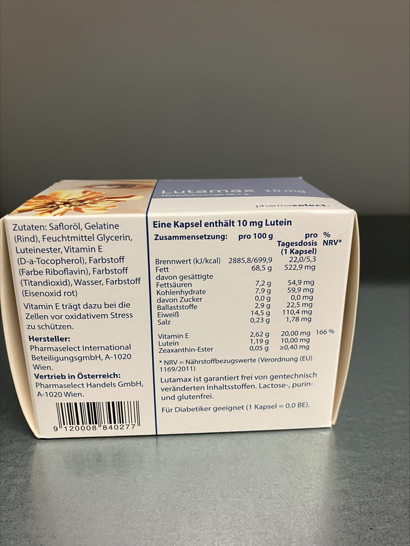 [Australia] - Lutamax capsules for AMD | 90 eye capsules for healthy vision | AMD capsules | Eye vitamin tablets for age-related eye problems with 10 mg lutein and zeaxanthin 