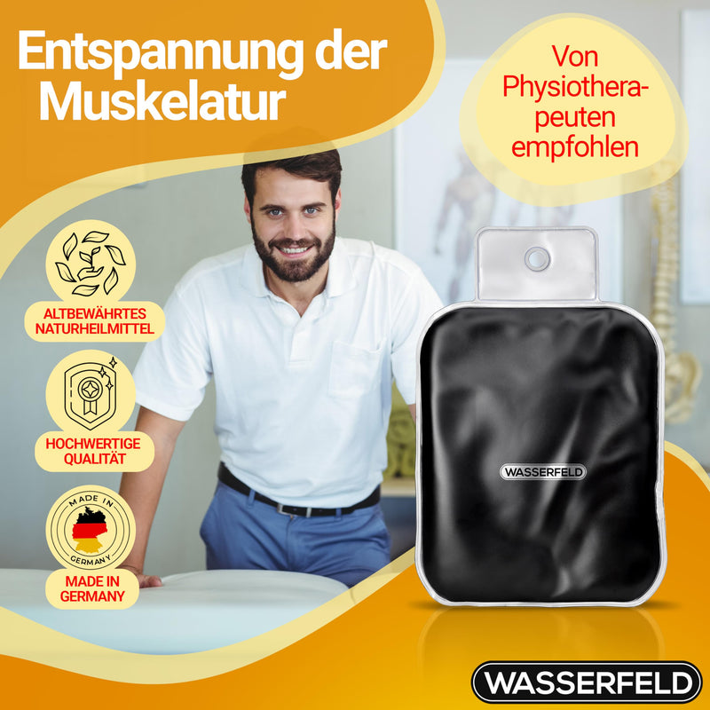 [Australia] - WASSERFELD® Moor pillow for microwave - High-quality heat pillow microwave including cover - Therapeutic moor pillow for neck, shoulder, back and stomach - Moor heat pillow against tension With cover 