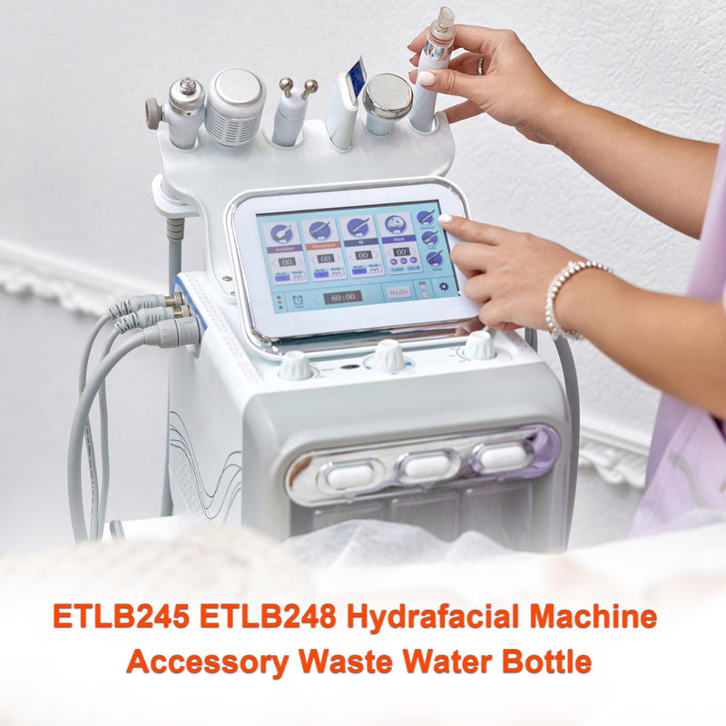 Spare Parts A B C Bottle Waste Replacement Parts for Elitzia ETLB245 ETLB248 Hydrafacial Device Beauty Machine Wastewater