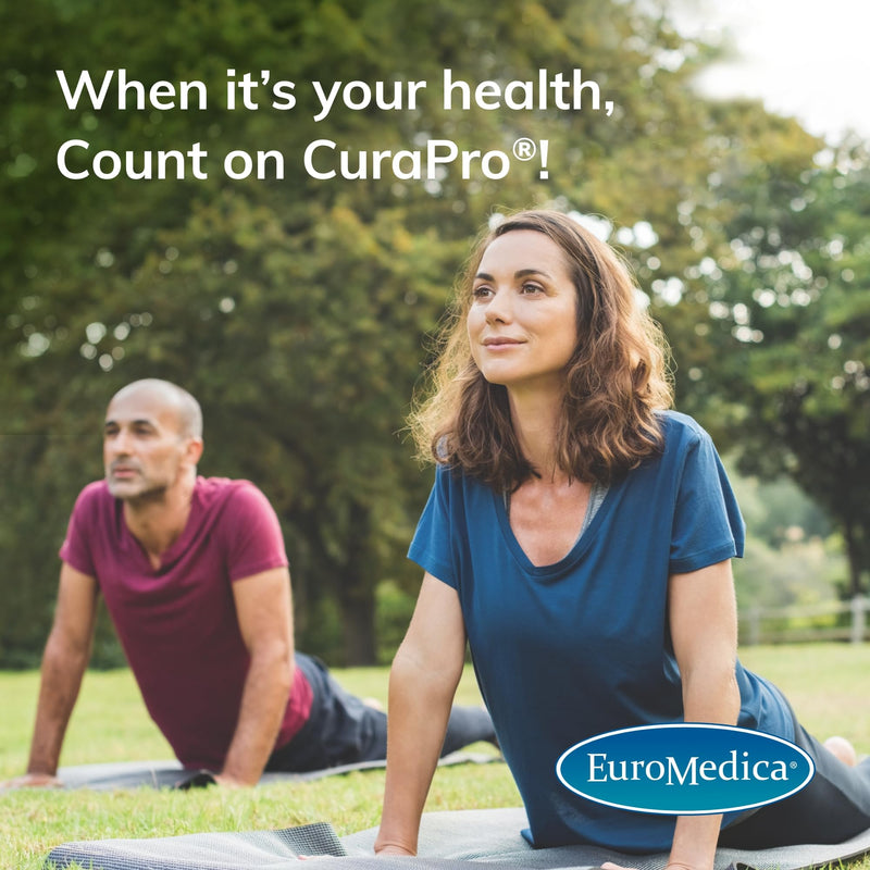 [Australia] - Euromedica CuraPro 375mg - 60 Softgels - High Potency Turmeric Curcumin Supplement - Clinically-Studied Liver, Brain & Immune Support - 60 Servings 1 