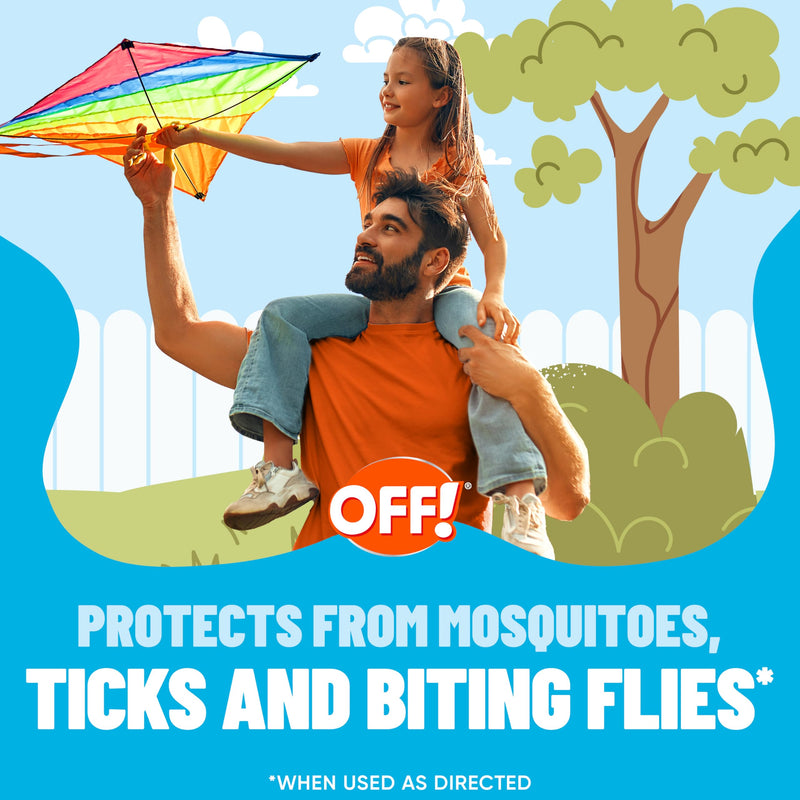 [Australia] - OFF! Insect Repellent Spritz for Adults & Kids, Fragrance-Free Bug Spray for Everyday Protection from Mosquitoes and Ticks, 4 oz 