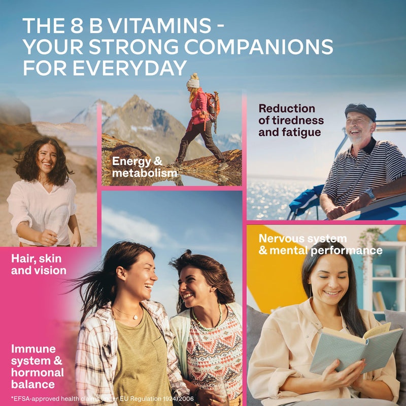 Vitamin B Complex High Strength - Includes Essential Multi B-Vitamins B12, Vitamin B6, Vitamin B1, Vitamin B5 Pantothenic Acid, Niacin, Biotin, Folate, Riboflavin, Inositol - (180 Capsule Supply)