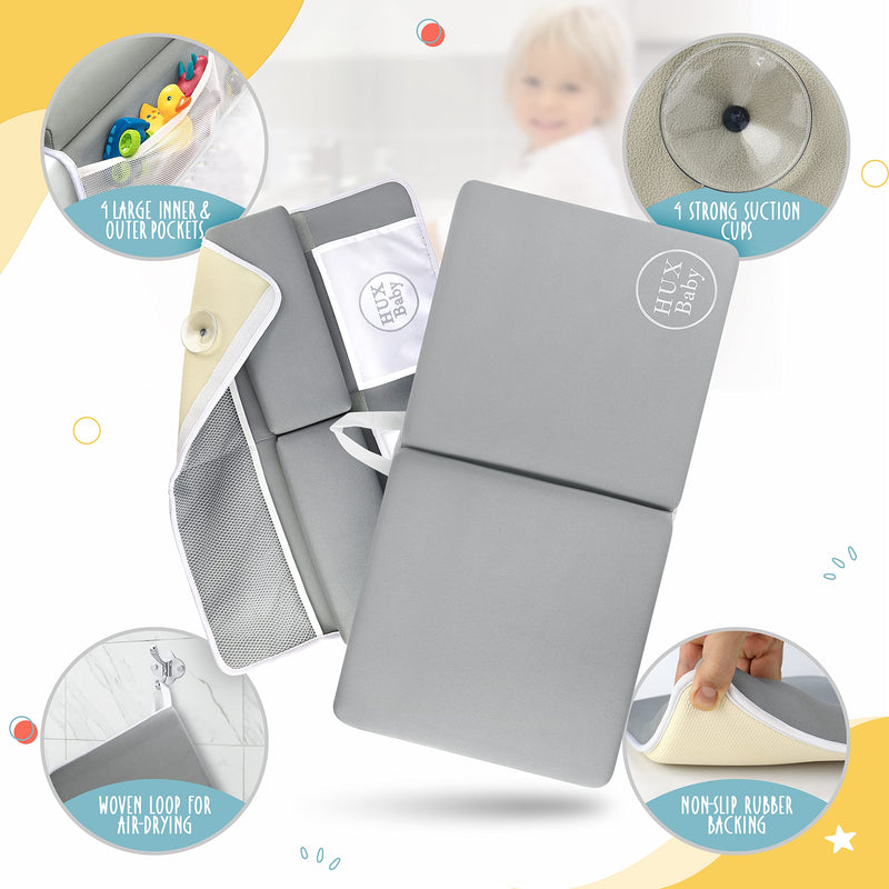 [Australia] - Baby Bath Kneeler, Baby Bath Kneeler and Elbow Rest Pad Set, Bath Kneeling Pad for Bathing Baby, Baby Bath Pad, Baby Bath Knee Pad, Knee Pad Bathing Baby, Baby Bath Cushion, Baby Bathroom Essentials 