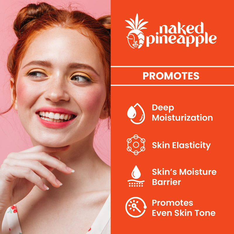 Bright and Tight Super Serum - 1 oz Bottle | Contains Pineapple Enzymes and Vitamin C, Helps Support Moisture Barrier, Promotes Hydrated and Smoother Looking Skin