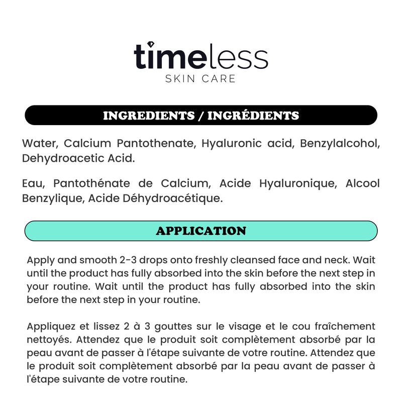 Timeless Skin Care Vitamin B5 Hydration Serum Unisex 1 oz 1 Ounce (Pack of 1)