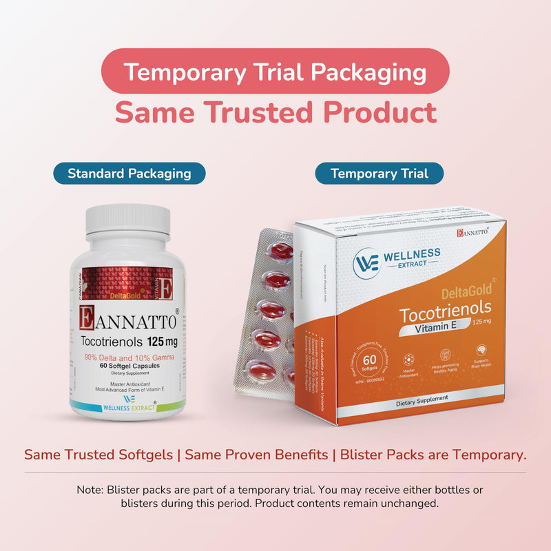 [Australia] - Eannatto Tocotrienols Vitamin E Supplements Tocopherol Free, Supports Immune Health, Non-GMO, Gluten Free & Antioxidant (125MG 60 Softgels) 125 MG 60 Softgels 